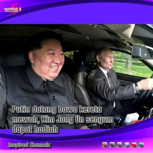 Putin Hadiahkan Limosin Aurus kepada Kim Jong Un
