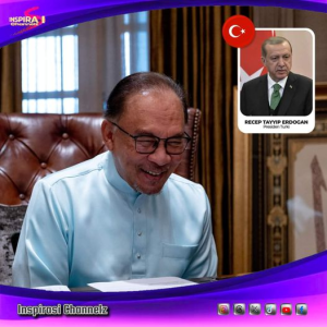 PM menerima panggilan telefon daripada sahabat baik saya Presiden Recep Tayyip Erdoğan.