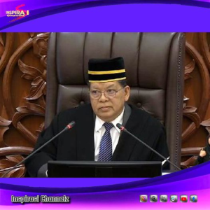 “KERUSI KOSONG – HANYA SPEAKER BERHAK MEMBUAT KEPUTUSAN”.