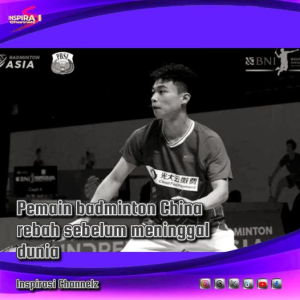 Pemain perseorangan China, Zhang Zhi Jie meninggal dunia ketika menyertai Kejohanan Badminton Remaja Asia