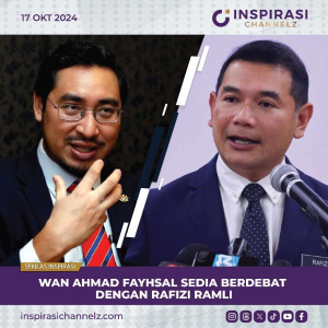 WAN AHMAD FAYHSAL SEDIA BERDEBAT DENGAN RAFIZI RAMLI.