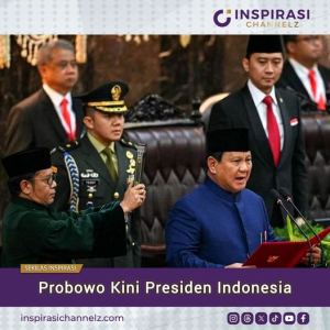 Probowo kini Presiden Indonesia Ke 8