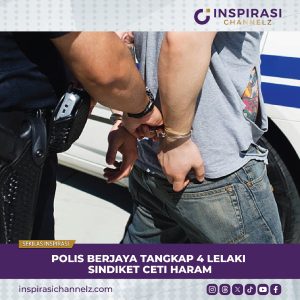 POLIS BERJAYA TANGKAP 4 LELAKI SINDIKET CETI HARAM.