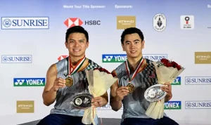 TAHNIAH! Goh Sze Fei-Nur Izzuddin Rumsani Merangkul Gelaran Juara Kejohanan Badminton Terbuka India Super 750