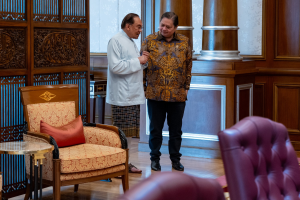 Anwar Ibrahim Menerima Kunjungan Menteri Penyelaras Hal Ehwal Ekonomi Indonesia