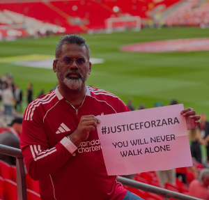 #JUSTICEFORZARA Dari Kuala Lumpur Ke Stadium Anfield Liverpool